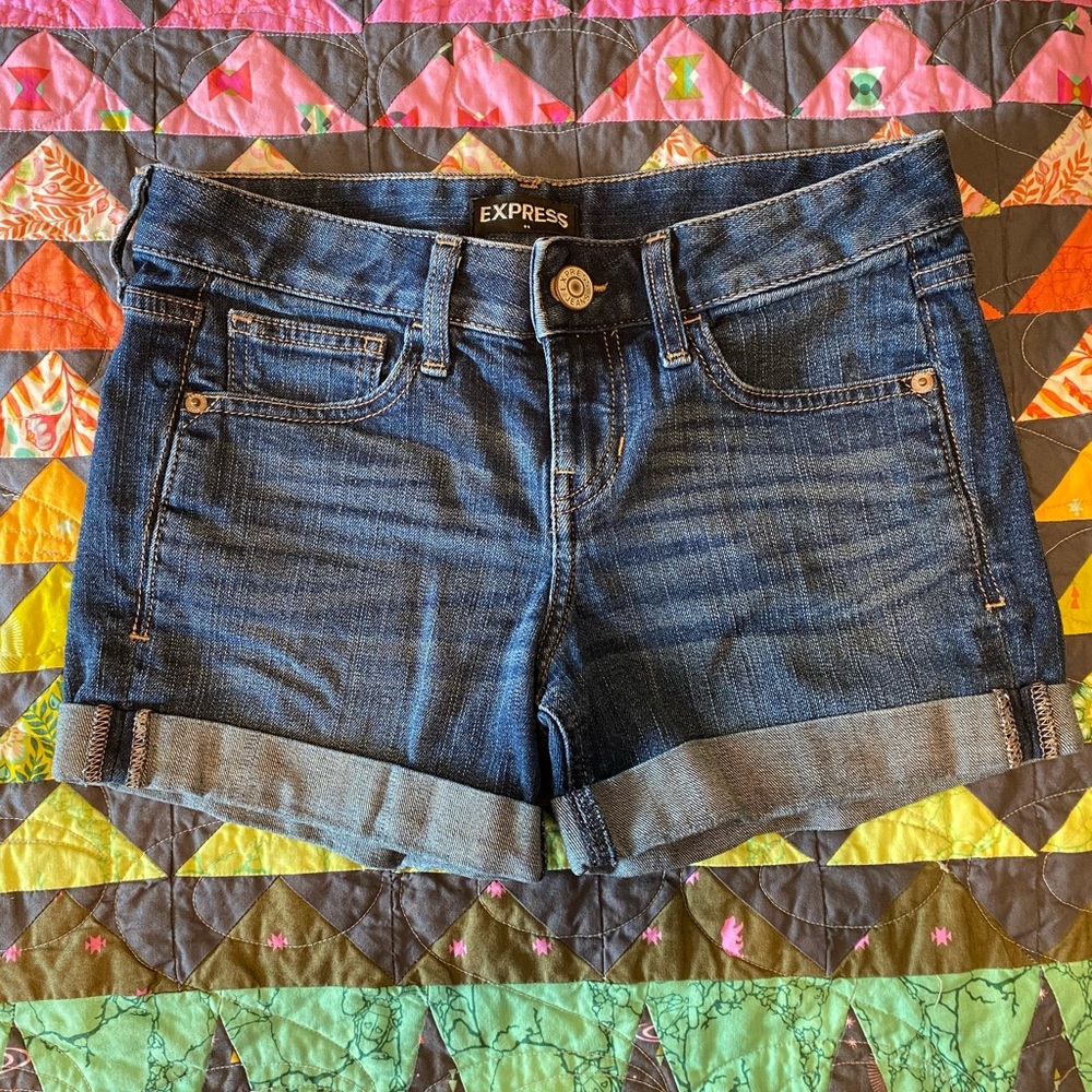 Express Jean Shorts Like New!